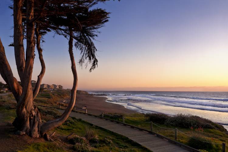 Moonstone beach in Cambria CA