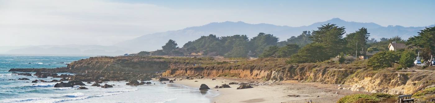 Moonstone Beach in Cambria, California